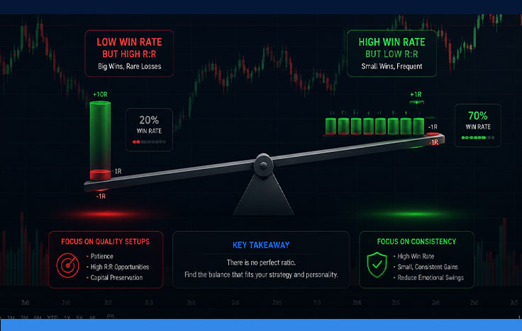 تفاوت و رابطه وین ریت (Win Rate) و ریسک به ریوارد