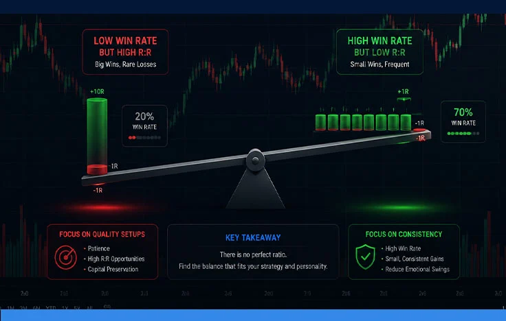 تفاوت و رابطه وین ریت (Win Rate) و ریسک به ریوارد